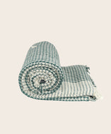 Pied de poule sofa cover