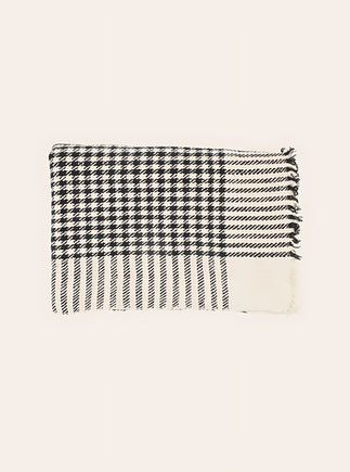 Plaid pied de poule
