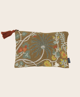 Papilio embroidered pouch