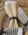 Set de 4 serviettes Aryo - Charcoal
