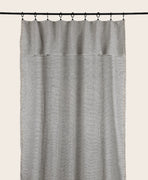 Rideau prêt à poser en coton coloris charcoal Arys