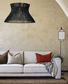 Suspension Halo en rotin pour chambre ou salon