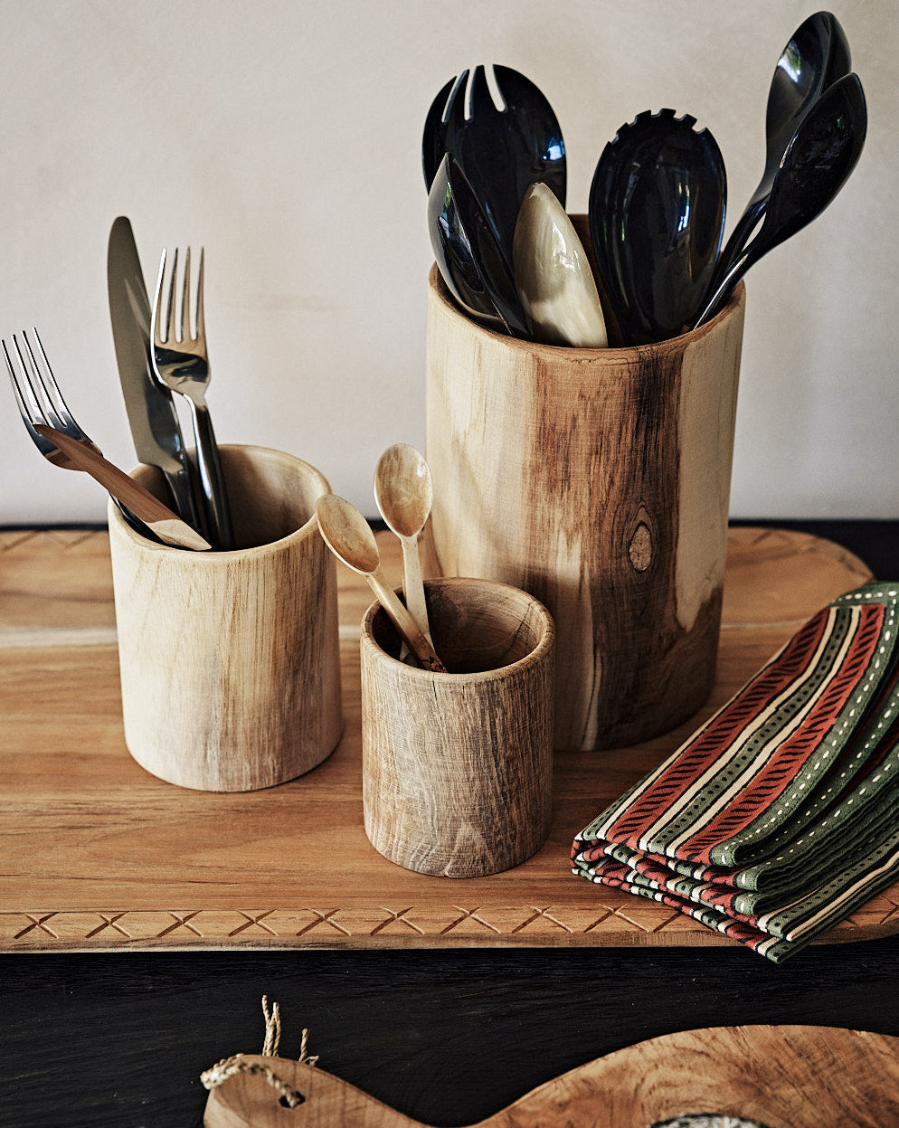 Grands couverts de service naturels
