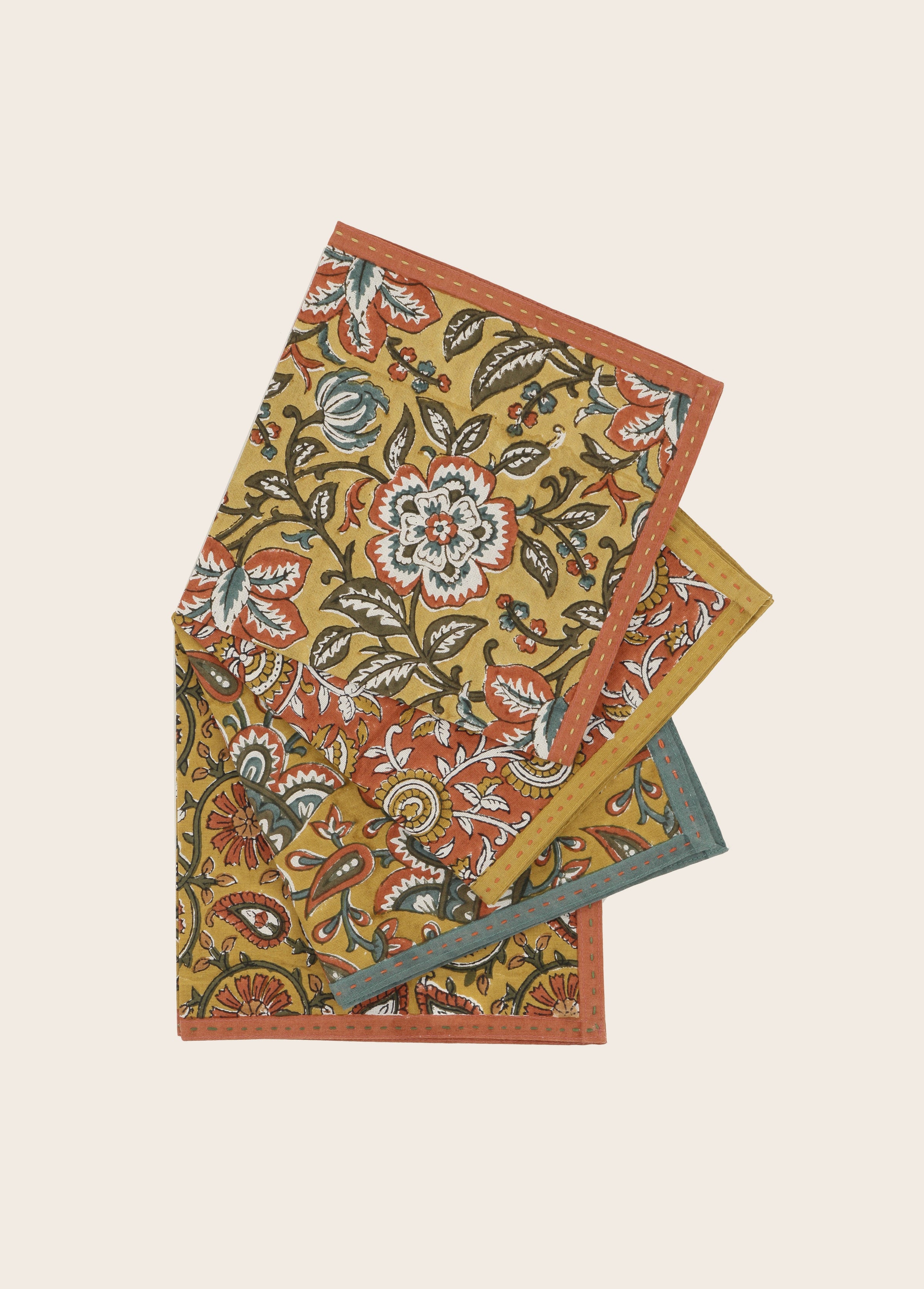 Set de 4 serviettes Bageecha