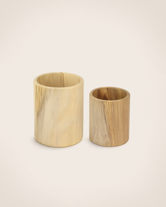 Set of 2 Bergaya mortars