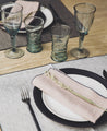 Set de table élégant rectangulaire en lin Fil à fil