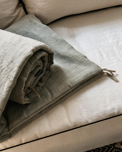 Sofa cover linen