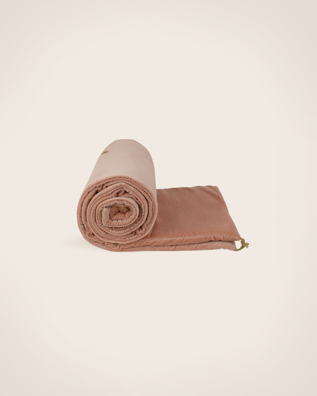 Washed velvet sofa cover