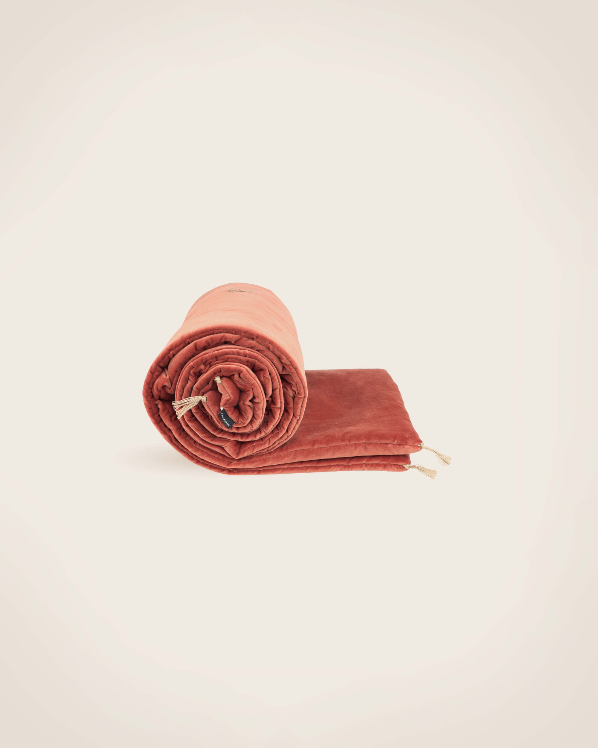 Washed velvet sofa cover