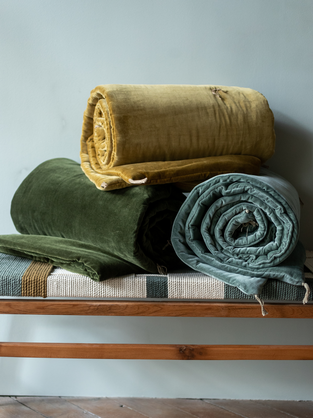 Sofa cover Velours lavé