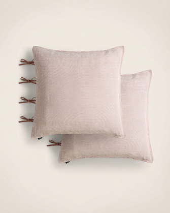 Set of 2 Fil à fil pillowcases