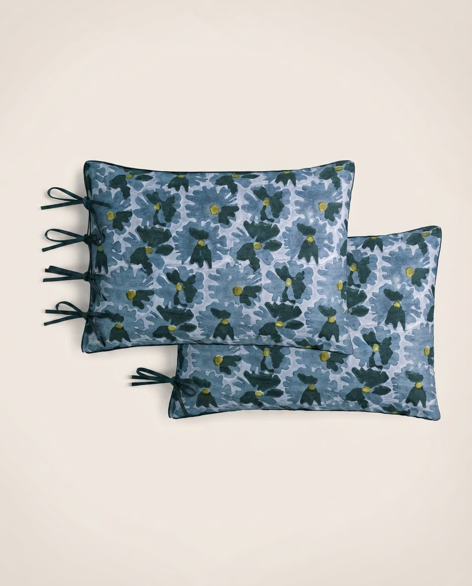 Set de 2 taies d'oreiller Peonia