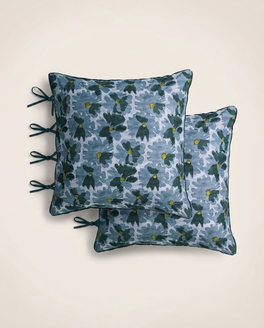Set de 2 taies d'oreiller Peonia
