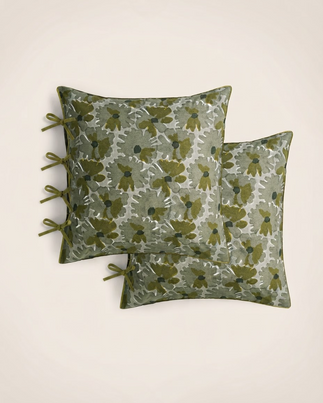 Set de 2 taies d'oreiller Peonia