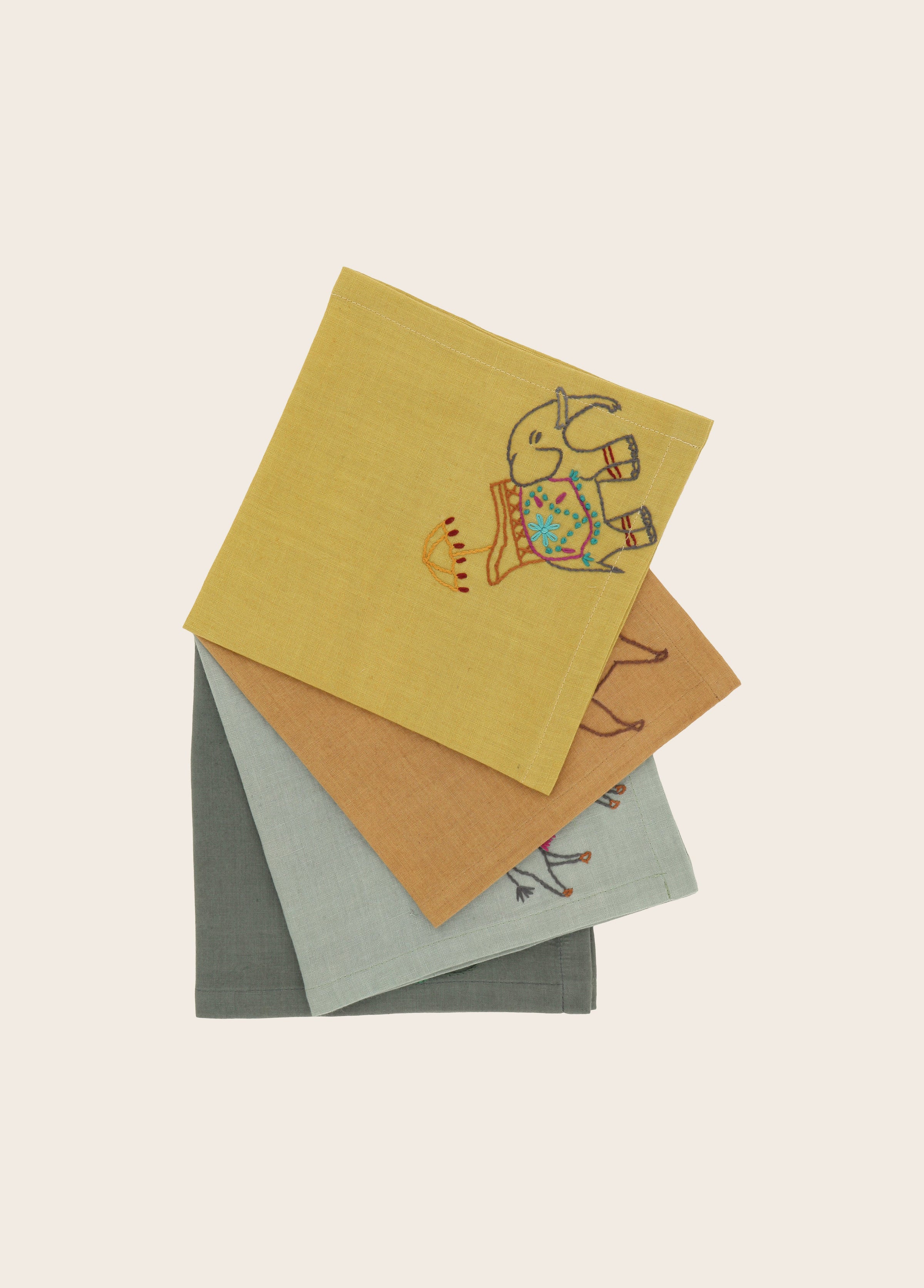 Set de 4 serviettes Gadha