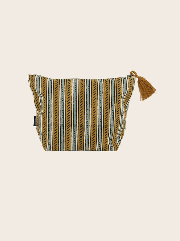 Pochette imprimée en coton à motifs BADOO