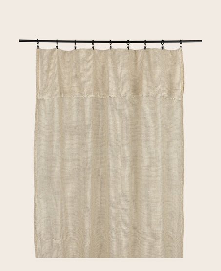 Rideau clair en khadi de coton biologique Arys