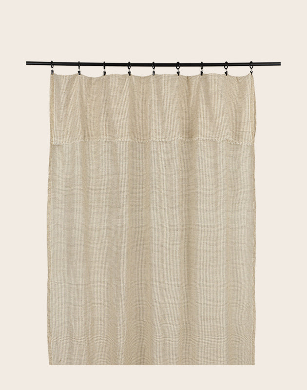 Rideau clair en khadi de coton biologique Arys
