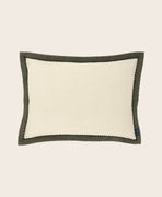 Housse de coussin Khadi Noir