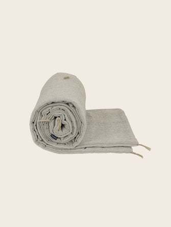 Linen sofa cover
