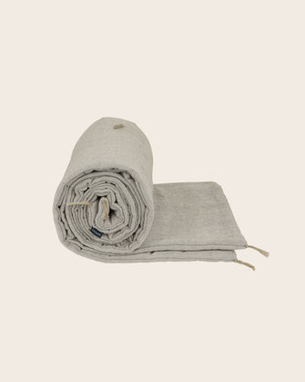 Linen sofa cover