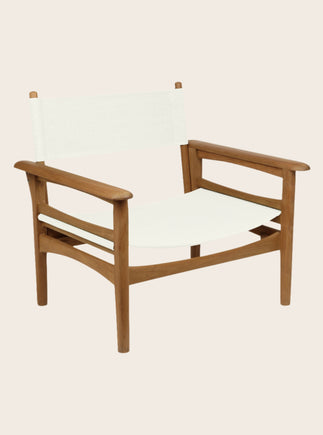 Fauteuil en teck Macha