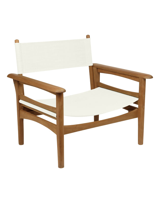 Fauteuil en teck Macha
