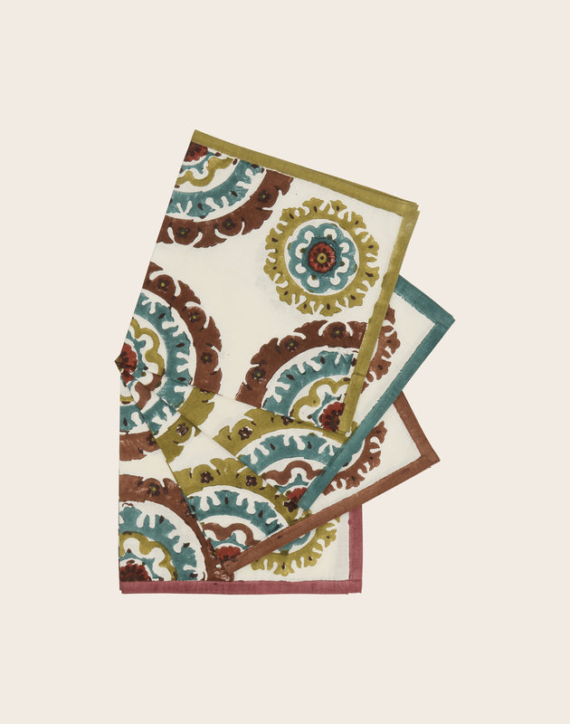Set of 4 Koloria napkins