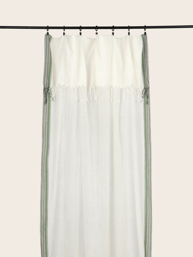 Rideau en gaze de coton - Kaki - - 25.00 Rideau en gaze de coton - Kaki - - 25.00