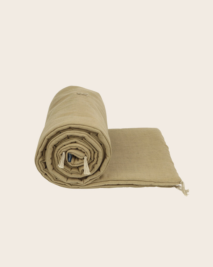 Linen sofa cover
