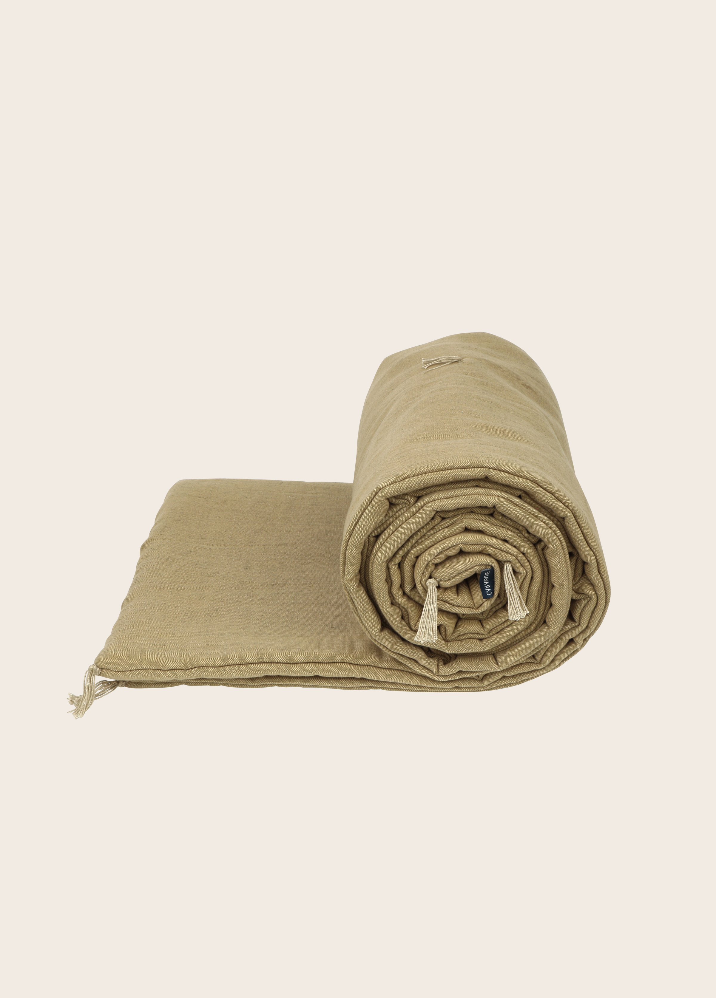 Linen sofa cover