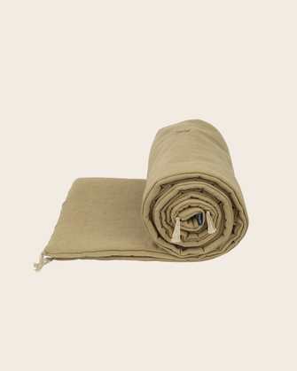 Linen sofa cover