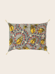 Housse de coussin Kalamkari