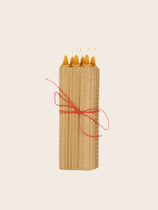 Lot de 6 chandelles en cire