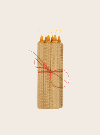 Lot de 6 chandelles en cire