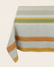 Nappe Soleo en lin à rayures colorées