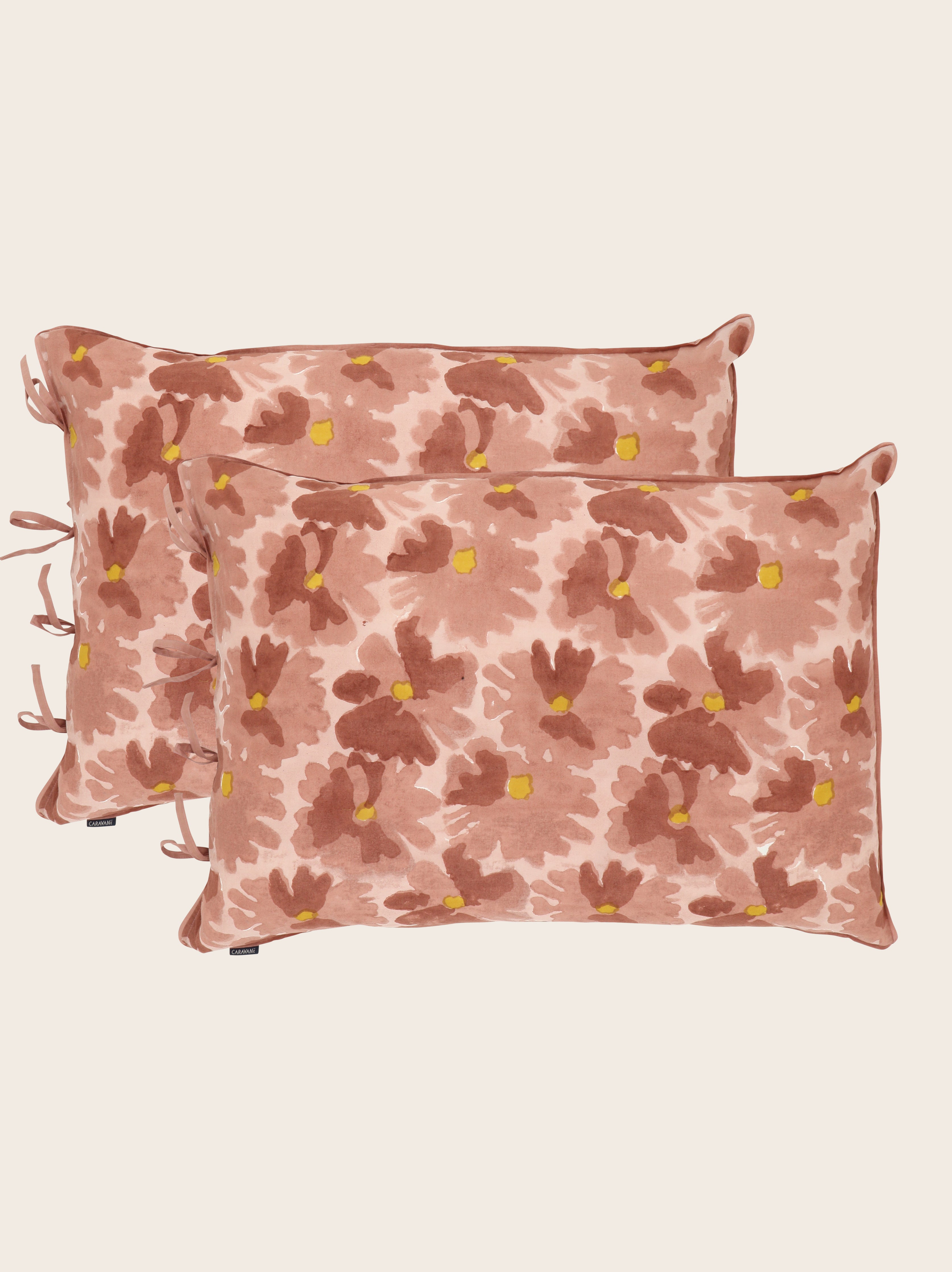 Set de 2 taies d'oreiller Peonia