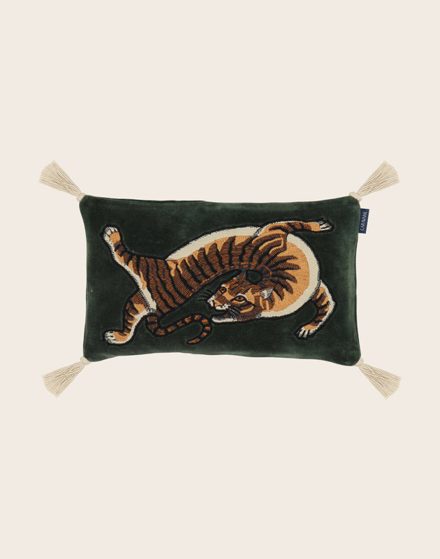 Noyaux de cerise velours brodé