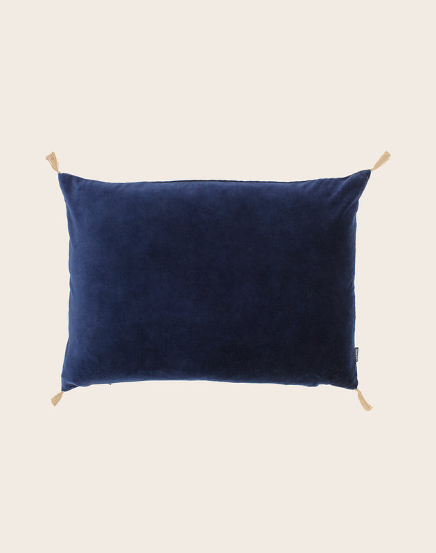 Washed velvet cushion cover
