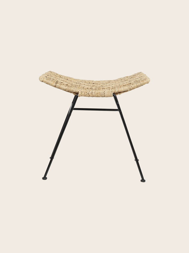 Murgi stool with a plant-like diamond pattern