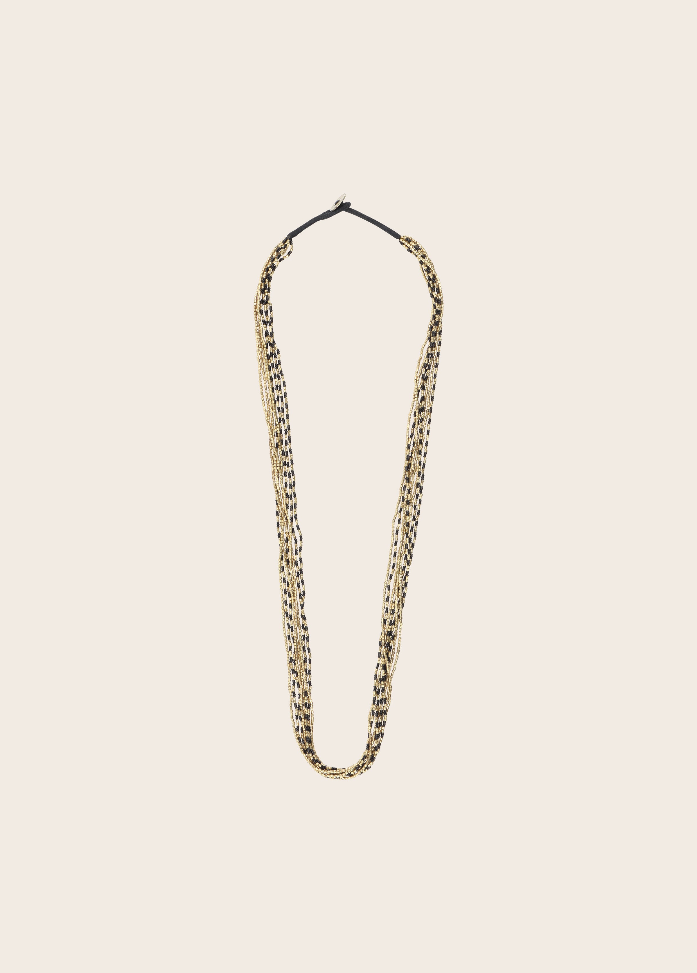 Gold pearl necklace