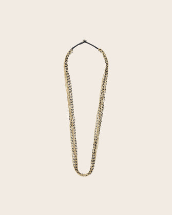 Gold pearl necklace