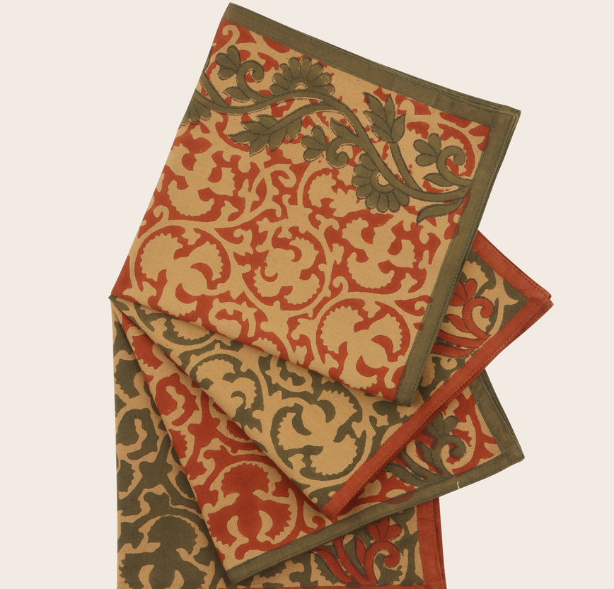 Set de 4 serviettes Oris