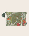 Papilio embroidered pouch