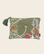Papilio embroidered pouch