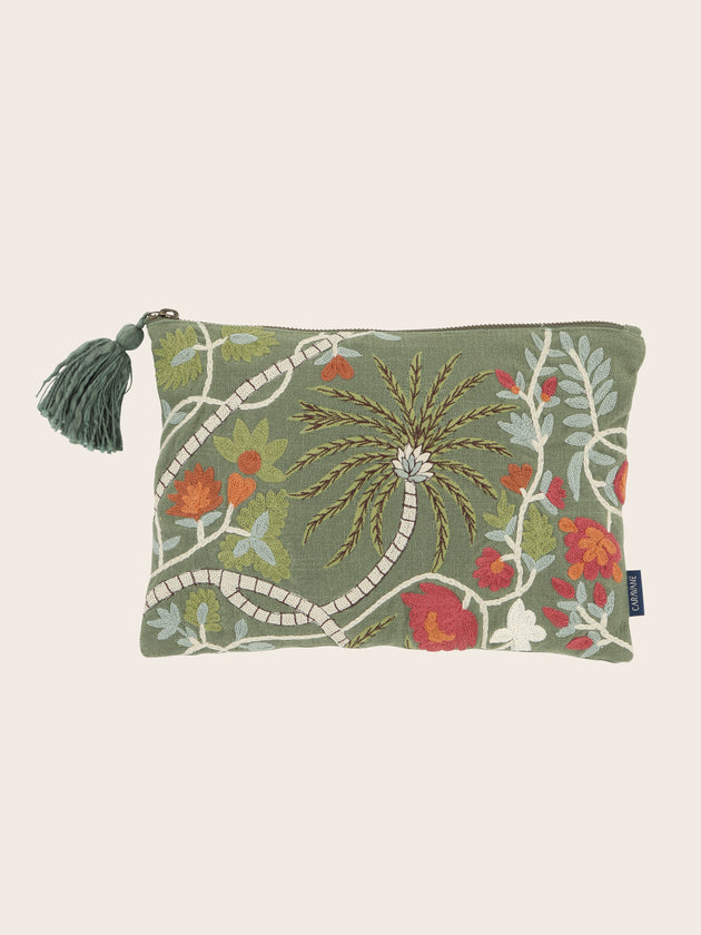 Pochette brodée Papilio