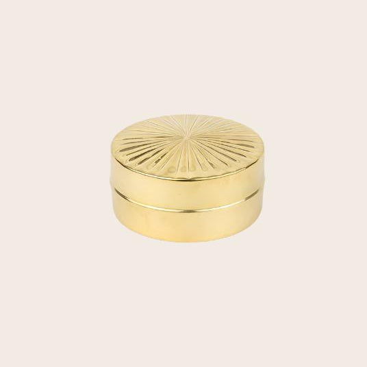 Boite dorée en laiton pour vos bijoux