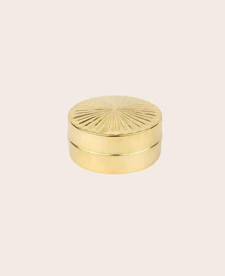 Boite dorée en laiton pour vos bijoux