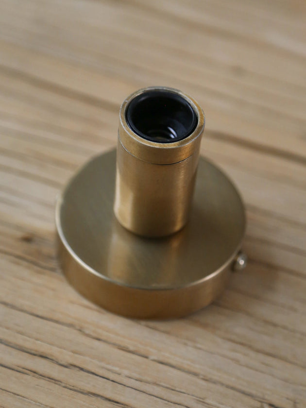 Support électrifié doré pour applique murale