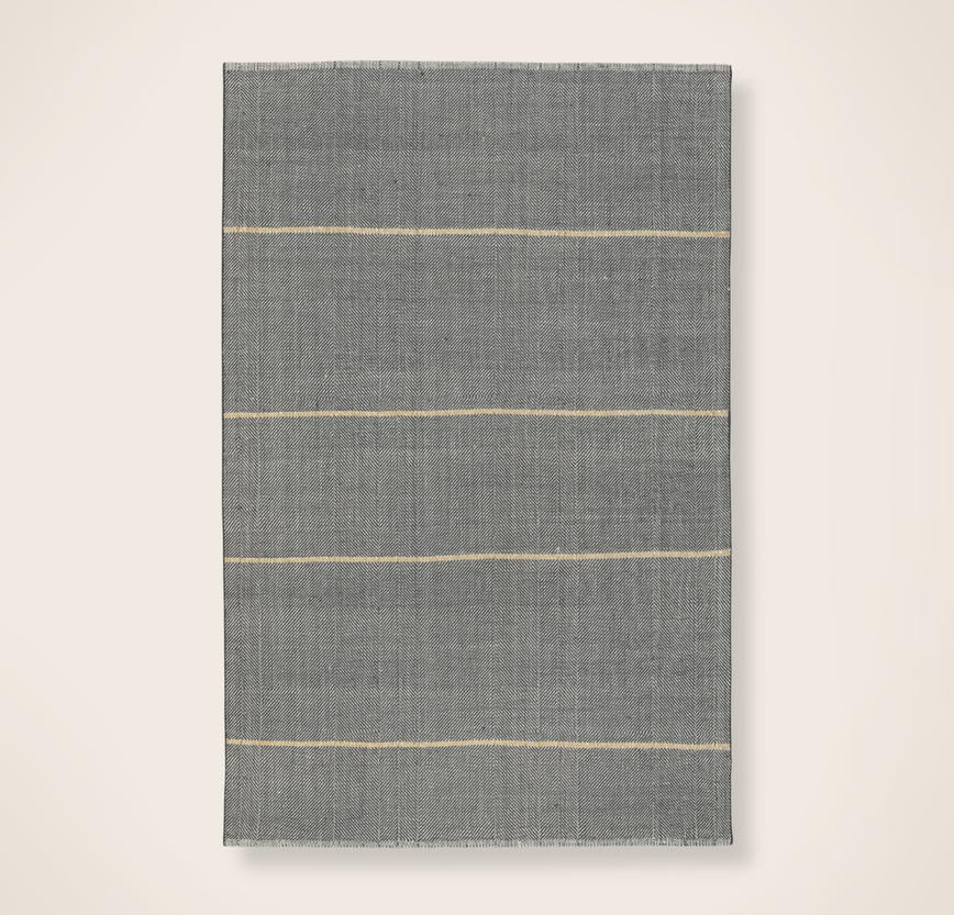 Tapis Herringo charcoal